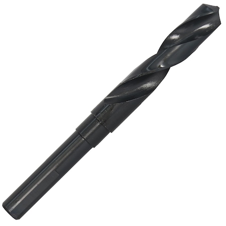 DRILL AMERICA 5/8" Reduced Shank HSS Drill Bit 1/2" Shank, Overall Length: 6" DWDRSD5/8